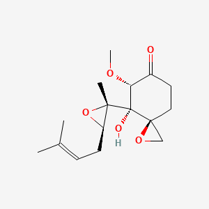 molecular formula C16H24O5 B1677816 Ovalicin CAS No. 19683-98-8