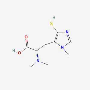 molecular formula C9H15N3O2S B1677819 Ovothiol C CAS No. 105496-34-2
