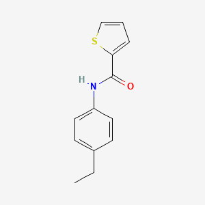 molecular formula C13H13NOS B1677821 N-(4-乙基苯基)噻吩-2-甲酰胺 CAS No. 136340-88-0