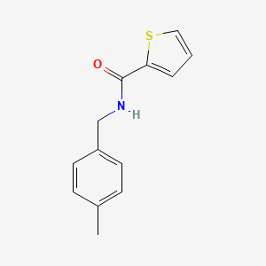 molecular formula C13H13NOS B1677822 N-(4-methylbenzyl)-2-thiophenecarboxamide CAS No. 329939-05-1