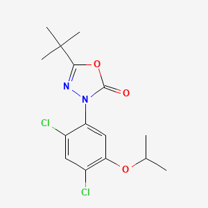 molecular formula C15H18Cl2N2O3 B1677825 Oxadiazon CAS No. 19666-30-9