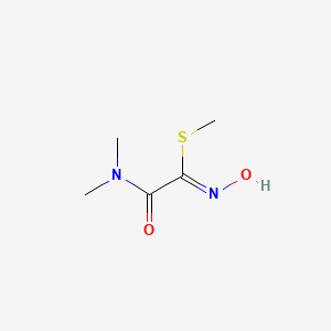 molecular formula C5H10N2O2S B1677834 Methyl 2-(dimethylamino)-N-hydroxy-2-oxoethanimidothioate CAS No. 30558-43-1