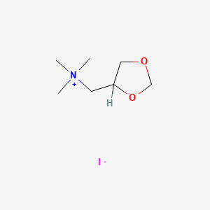 molecular formula C7H16INO2 B1677840 Oxapropanium iodide CAS No. 541-66-2
