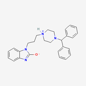 molecular formula C27H30N4O B1677844 Oxatomide CAS No. 60607-34-3