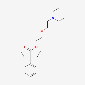 molecular formula C20H33NO3 B1677854 Oxeladin CAS No. 468-61-1