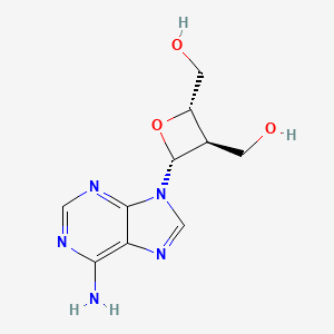 molecular formula C10H13N5O3 B1677857 Oxetanocin A CAS No. 103913-16-2