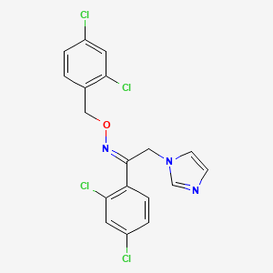 molecular formula C18H13Cl4N3O B1677861 Oxiconazole CAS No. 64211-45-6