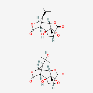 molecular formula C15H18O7.C15H16O6<br>C30H34O13 B1677862 Picrotoxin CAS No. 124-87-8