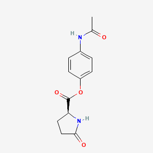 molecular formula C13H14N2O4 B1677865 Pidolacetamol CAS No. 114485-92-6