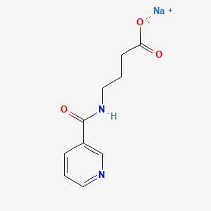 molecular formula C10H12N2NaO3 B1677874 C10H12N2NaO3 CAS No. 62936-56-5