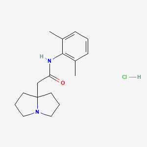 molecular formula C17H25ClN2O B1677878 Pilsicainide hydrochloride CAS No. 88069-49-2