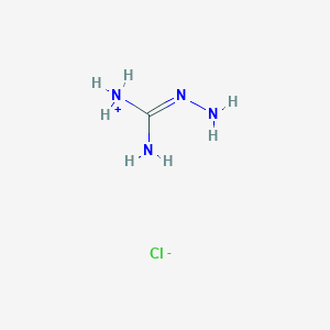 molecular formula CH7ClN4 B1677880 Carbazamidine monohydrochloride CAS No. 1937-19-5