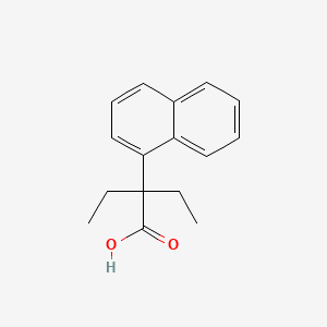 molecular formula C16H18O2 B1677894 Nafcaproic acid CAS No. 1085-91-2