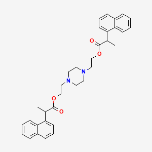 molecular formula C34H38N2O4 B1677901 Nafiverine CAS No. 5061-22-3