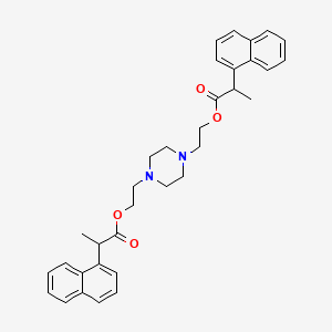 molecular formula C30H22N4O4 B1677901 Nafiverine CAS No. 5061-22-3