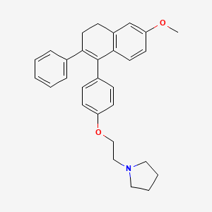 molecular formula C29H31NO2 B1677902 Nafoxidine CAS No. 1845-11-0