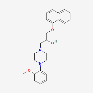 molecular formula C24H28N2O3 B1677906 萘甲哌啶 CAS No. 57149-07-2