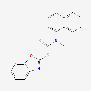 molecular formula C19H14N2OS2 B1677907 Naftoxate CAS No. 28820-28-2