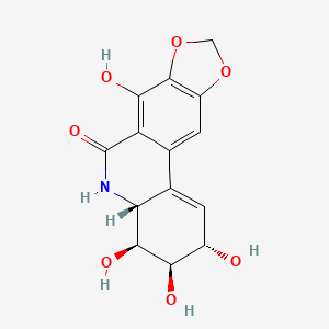 molecular formula C14H13NO7 B1677919 水仙花碱 CAS No. 29477-83-6
