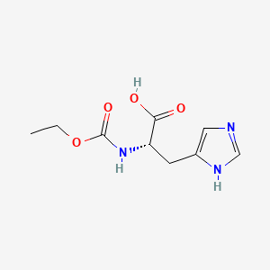 molecular formula C9H13N3O4 B1677927 N-Carbethoxyhistidine CAS No. 27932-76-9