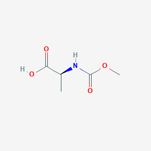 molecular formula C5H9NO4 B1677928 N-carbomethoxy-L-alanine CAS No. 59190-99-7
