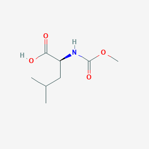 B1677929 N-Carbomethoxy-L-leucine CAS No. 74761-37-8