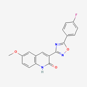 molecular formula C18H12FN3O3 B1677931 NCGC00029283 CAS No. 714240-31-0