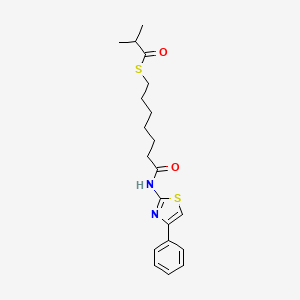molecular formula C20H26N2O2S2 B1677935 Ptach CAS No. 848354-66-5