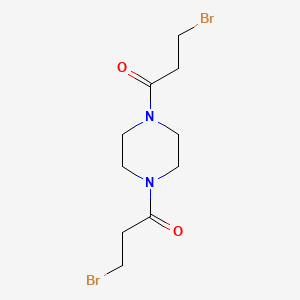 molecular formula C10H16Br2N2O2 B1677944 Pipobroman CAS No. 54-91-1