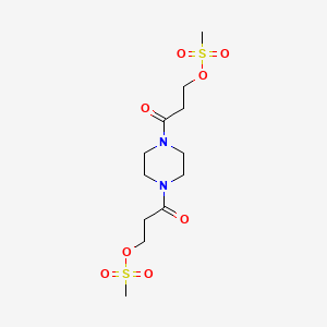 molecular formula C12H22N2O8S2 B1677946 Piposulfan CAS No. 2608-24-4