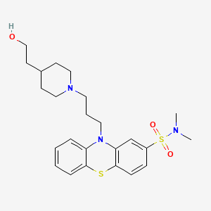 molecular formula C24H33N3O3S2 B1677947 Pipotiazine CAS No. 39860-99-6
