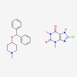 molecular formula C26H30ClN5O3 B1677951 Piprinhydrinate CAS No. 606-90-6