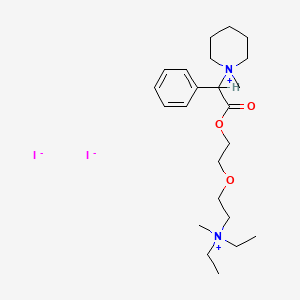 molecular formula C23H40I2N2O3 B1677953 Piprocurarium iodide CAS No. 3562-55-8