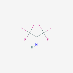 molecular formula C3HF6N B167796 Hexafluoroacetone imine CAS No. 1645-75-6