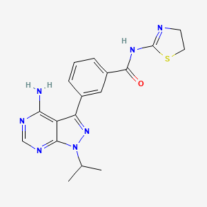 molecular formula C18H19N7OS B1677962 PP30 CAS No. 1092788-09-4