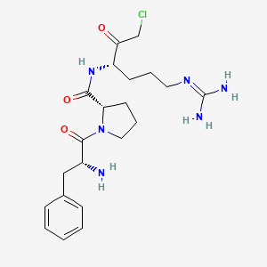 molecular formula C21H31ClN6O3 B1677963 Ppack CAS No. 71142-71-7