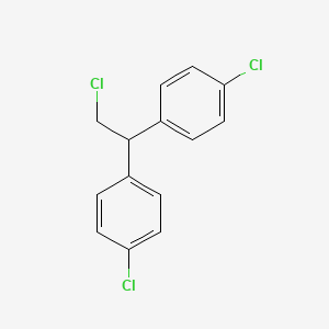 molecular formula C14H11Cl3 B1677968 1,1-双(对氯苯基)-2-氯乙烷 CAS No. 2642-80-0
