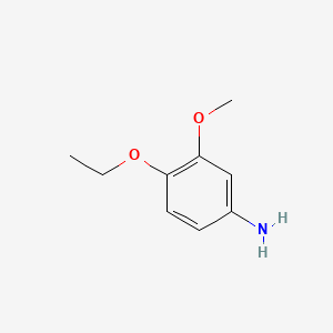 molecular formula C9H13NO2 B1677969 4-Ethoxy-3-methoxyaniline CAS No. 19782-77-5