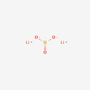 molecular formula H2LiO3Si B167797 Lithium silicate CAS No. 10102-24-6