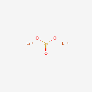 molecular formula Li2SiO3<br>Li2O3Si B167797 Lithium silicate CAS No. 10102-24-6
