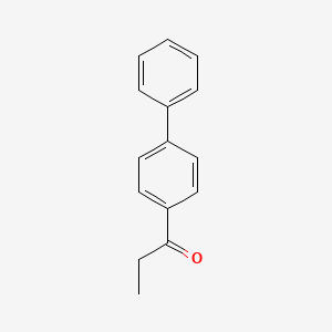 molecular formula C15H14O B1677972 4-丙酰基联苯 CAS No. 37940-57-1