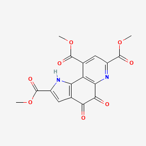 molecular formula C17H12N2O8 B1677985 PQQ-trimethylester CAS No. 74447-88-4