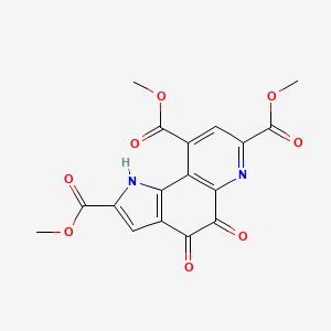 molecular formula C17H12N2O8 B1677985 Methoxatin trimethyl ester CAS No. 74447-88-4