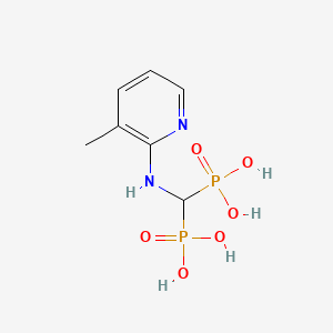 {[(3-Methylpyridin-2-Yl)amino]methanediyl}bis(Phosphonic Acid)