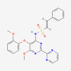 molecular formula C24H21N5O5S B1677995 Nebentan CAS No. 403604-85-3