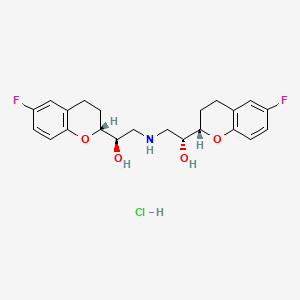 molecular formula C22H26ClF2NO4 B1677999 Nebivolol Hydrochloride CAS No. 152520-56-4