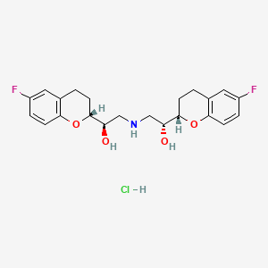 molecular formula C22H26ClF2NO4 B1677999 Nebivolol HCl CAS No. 152520-56-4