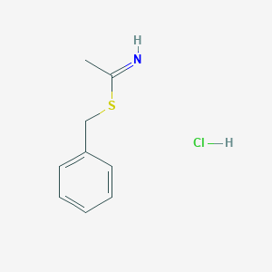 molecular formula C9H12ClNS B016780 Benzyl thioacetimidate hydrochloride CAS No. 32894-07-8