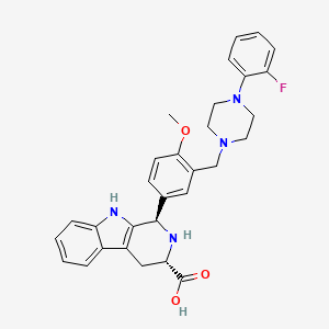 molecular formula C30H31FN4O3 B1678007 trans-Ned 19 CAS No. 1354235-96-3