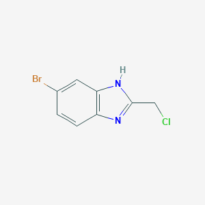molecular formula C8H6BrClN2 B167801 5-Bromo-2-chloromethyl-1H-benzoimidazole CAS No. 1740-88-1